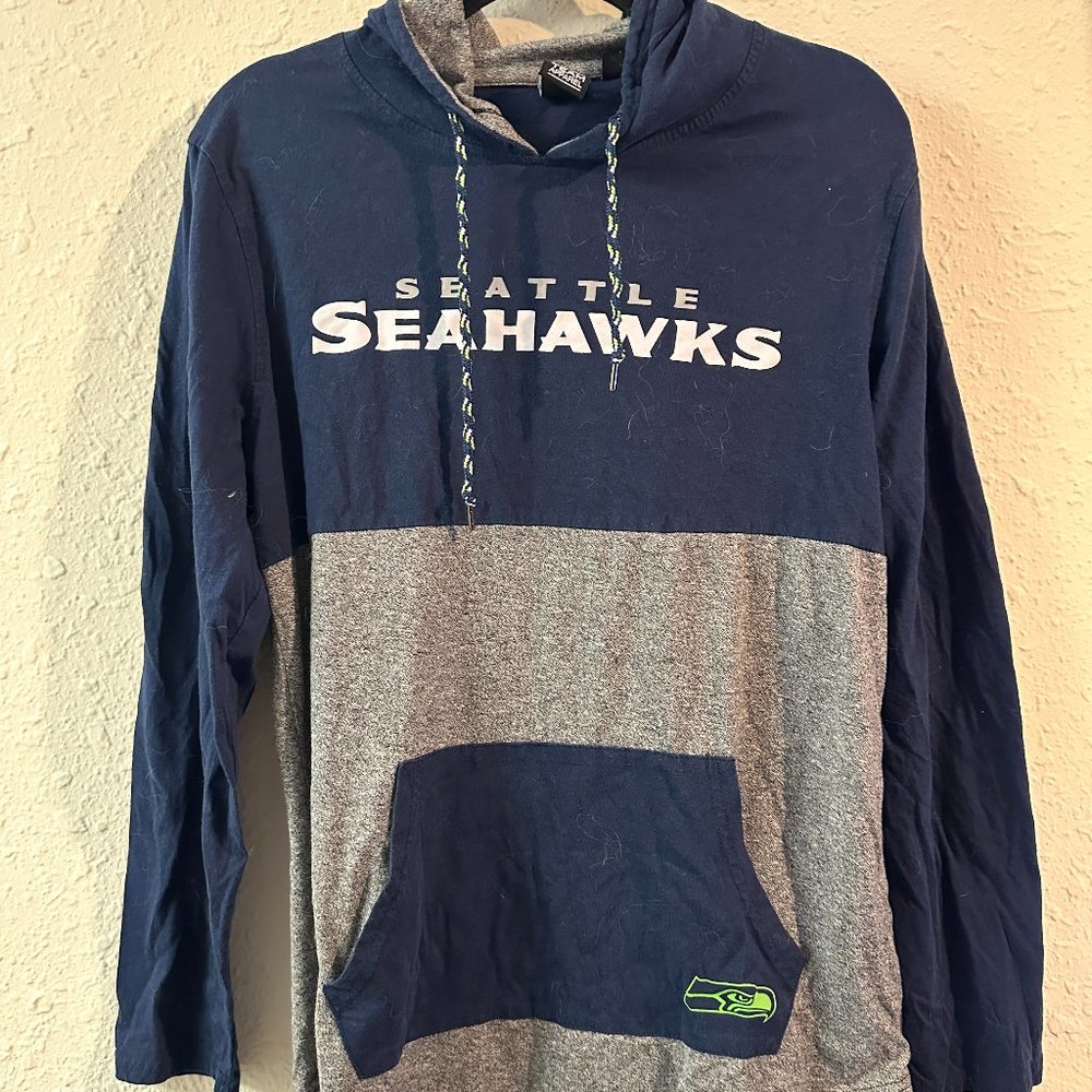 Seattle Seahawks Light Pullover Sweatshirt (Large)